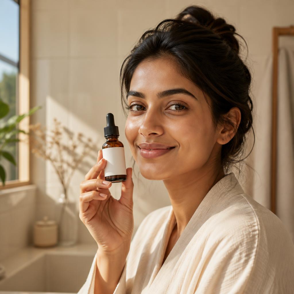 Priya S. with Vitamin C Serum